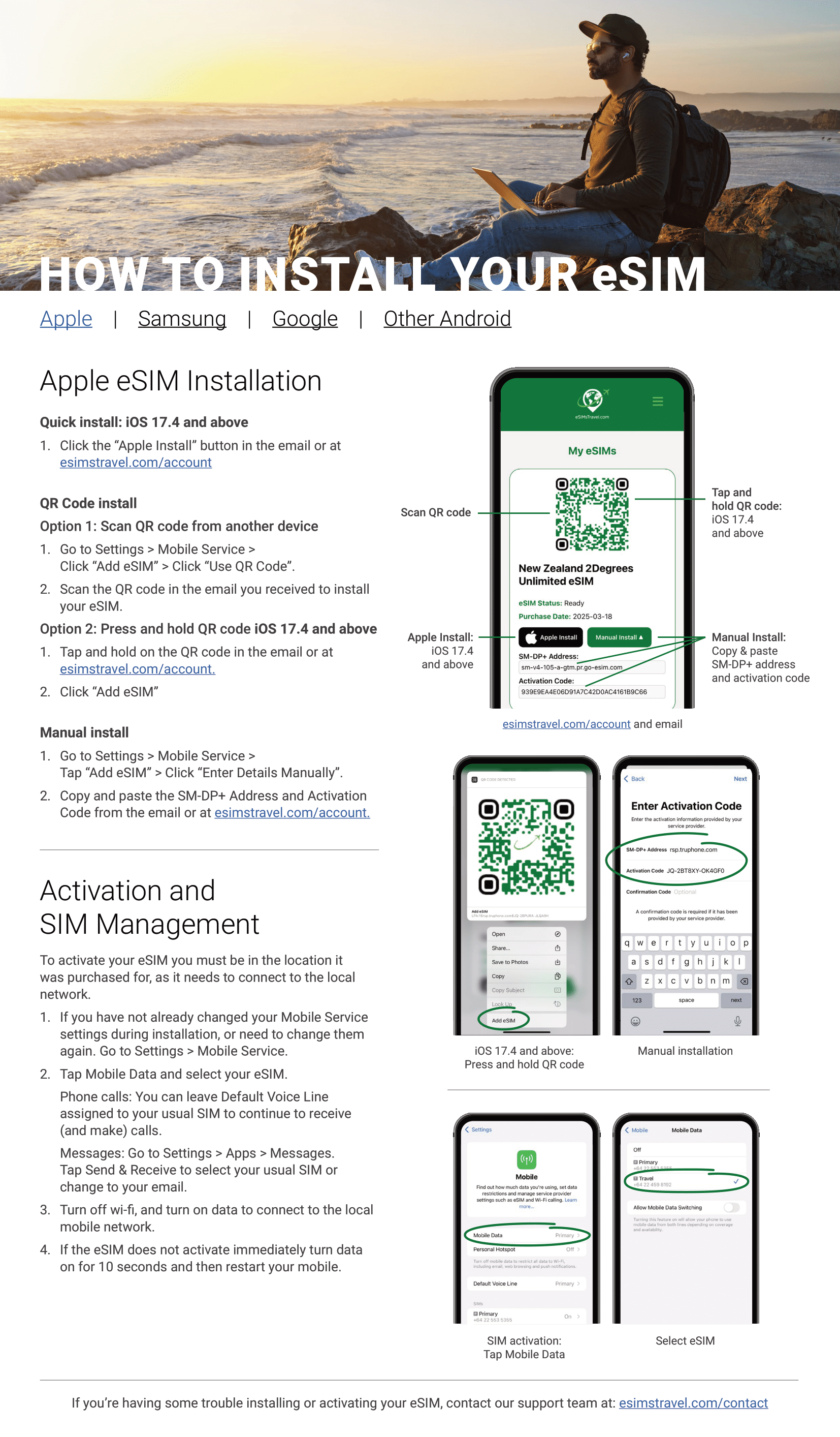 eSIM Installation Guide 1